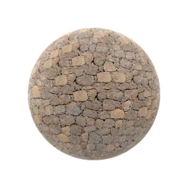 Yellow stone pavement 2